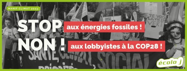 Manif Climat COP fossile