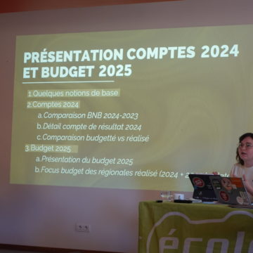 AG écolo j comptes budget
