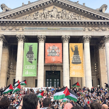 Manif freedom flotilla bruxelles