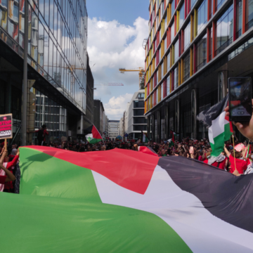 Manif ligne rouge palestine