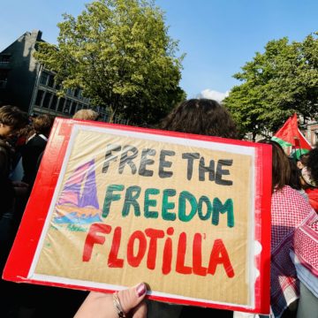 Manif freedom flotilla bruxelles
