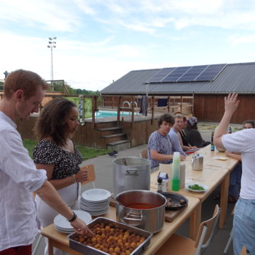 écolo j on fire 2025 repas soir