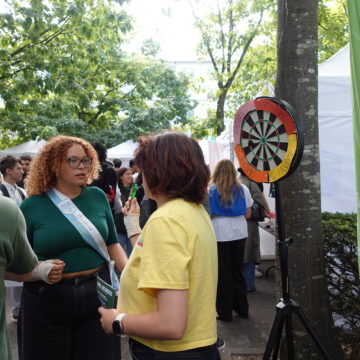 Rentrées campus ULB 2025 stand écolo j