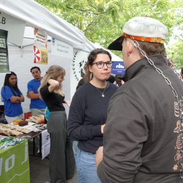 Rentrées campus ULB 2025 stand écolo j