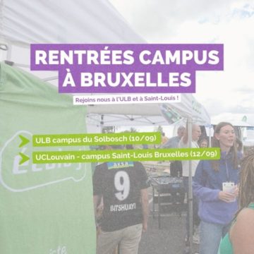 rentrées campus à bruxelles 2025