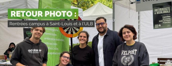 retour photo rentrées campus saint-louis et ulb écolo j