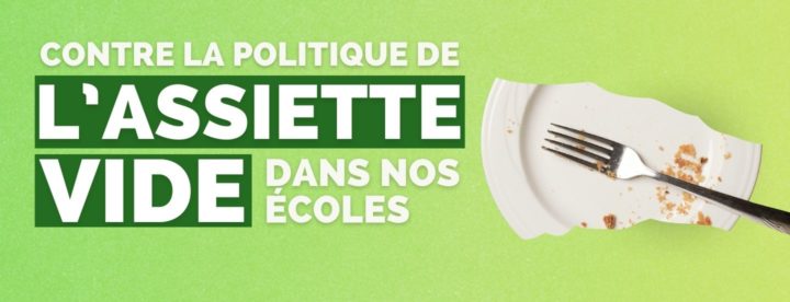 politique de l'assiète vide écoles FWB